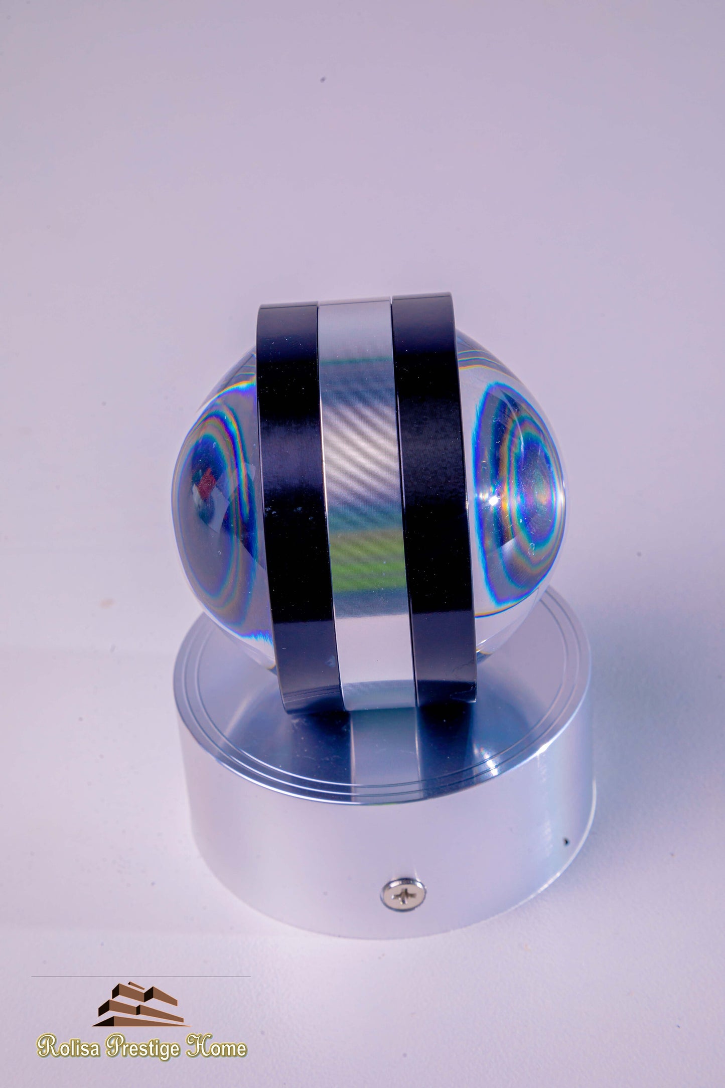 Double sided crystal wall lamp