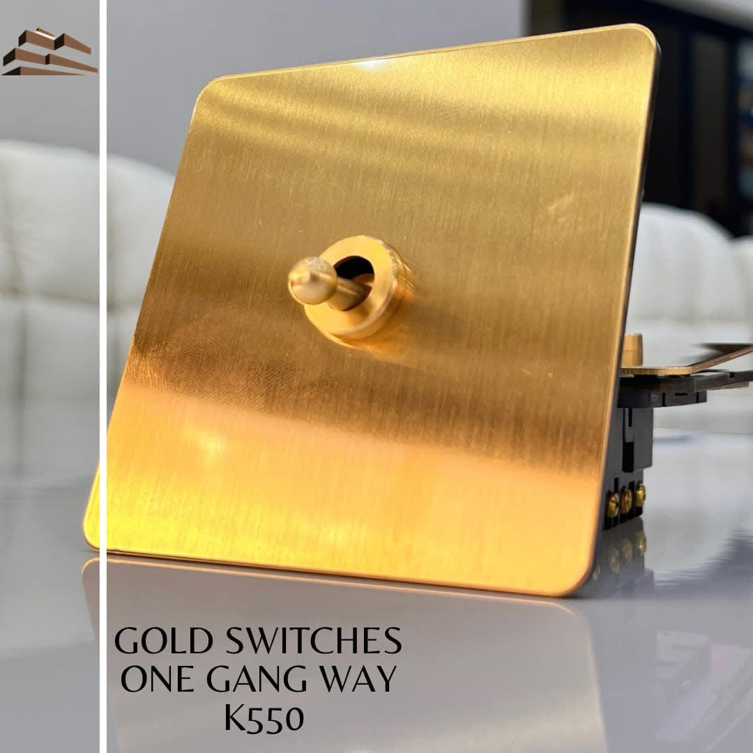 ELEGANT GOLD SWITCHES