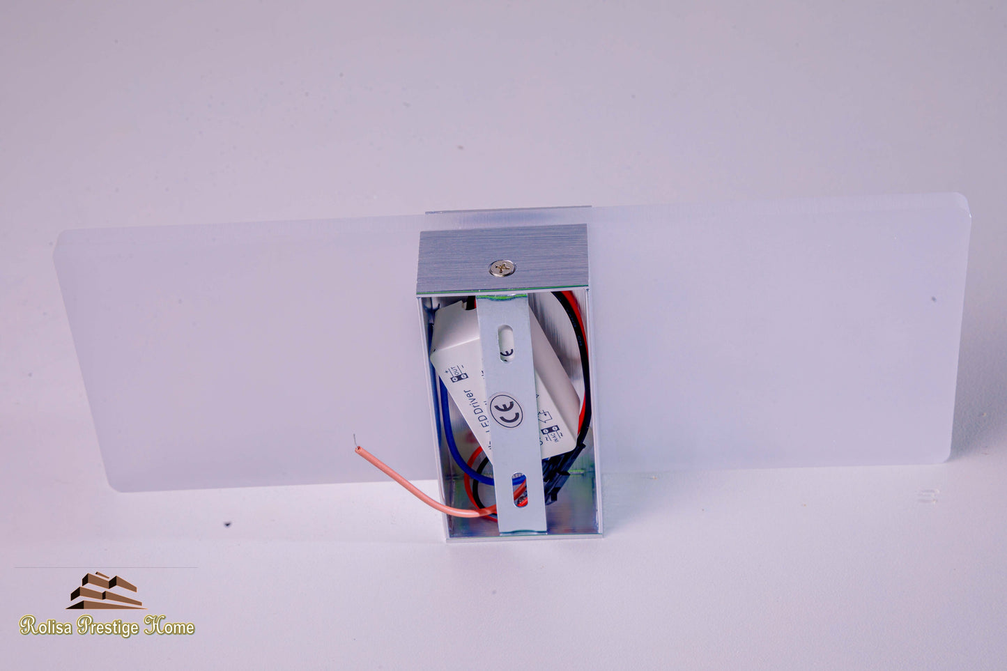 Right angle Slivery Acrylic wall lamp